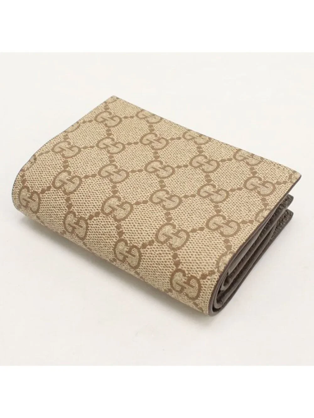 Gucci GG Supreme Bifold Wallet Leather